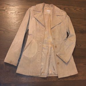 Suede coat